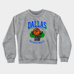 Vintage Dallas Basketball Crewneck Sweatshirt